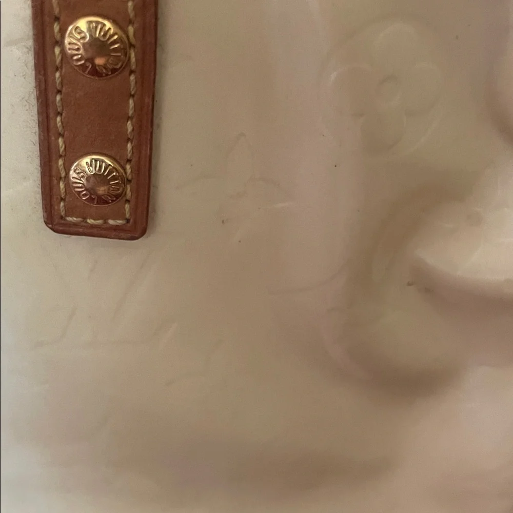 Louis Vuitton Cream and Brown MINI Tote Bag - Picture 3 of 5